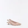 Slingback-Schuhe mit Kitten-High Heels