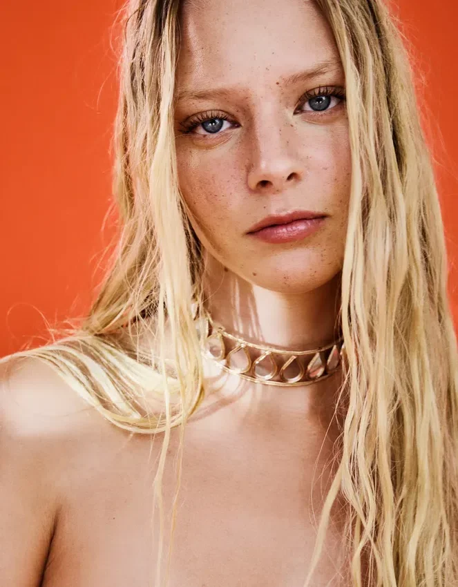 Spiegel-Choker-Halskette Spiegel-Choker-Halskette