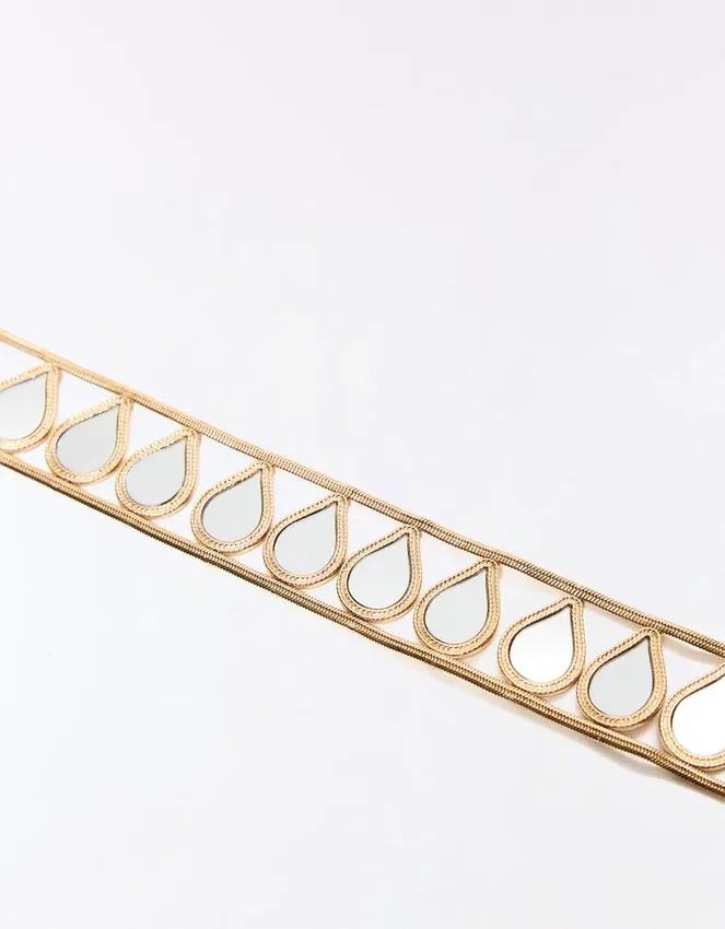 Spiegel-Choker-Halskette Spiegel-Choker-Halskette