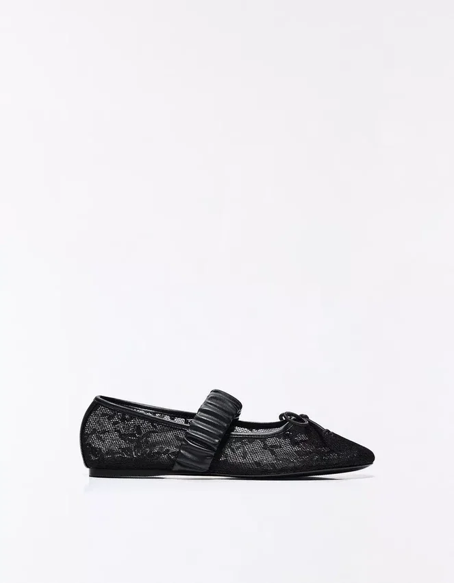 Spitzen-Ballerinas – Flache Schuhe Spitzen-Ballerinas – Flache Schuhe