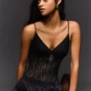 Spitzen-Bodysuit mit Trägern – #Bershkastyle – Damen Spitzen-Bodysuit mit Trägern – #Bershkastyle – Damen