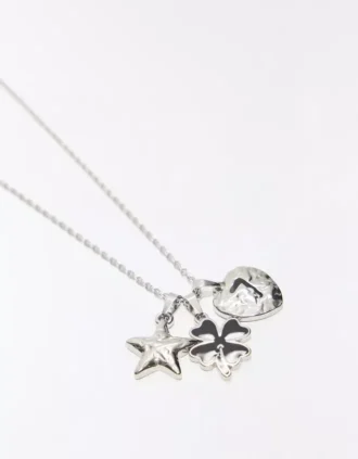 Stahl-Anhänger-Halskette – Accessoires