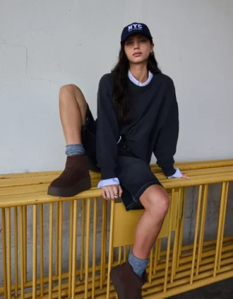 Stiefeletten mit Fellfutter – Schuhe