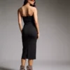 Strick-Bandeau-Midi-Kleid – Kleider und Overalls