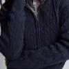 Strickjacke mit Zopfmuster und Reißverschluss – Pullover und Strickjacken Strickjacke mit Zopfmuster und Reißverschluss – Pullover und Strickjacken