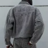 Strukturierte Baggy-Jeans Strukturierte Baggy-Jeans