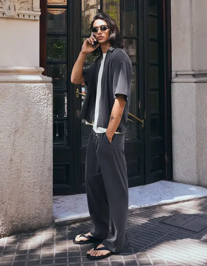 Super-Baggy-Hose mit Abnähern – Hose Super-Baggy-Hose mit Abnähern – Hose