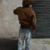 Super-Baggy-Jeans mit Stickerei – #Bershkastyle – Herren
