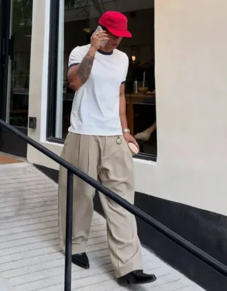 Super Baggy Tailored Fit Hosen