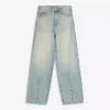 Super-Wide-Leg-Jeans mit niedriger Leibhöhe – #Bershkastyle – Damen