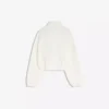 Sweatshirt mit Reißverschluss im Neopren-Look