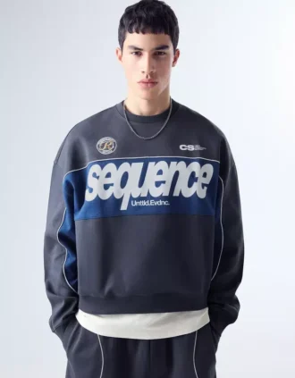 Sweatshirt mit Rundhalsausschnitt und Aufdruck – Sweatshirts und Hoodies