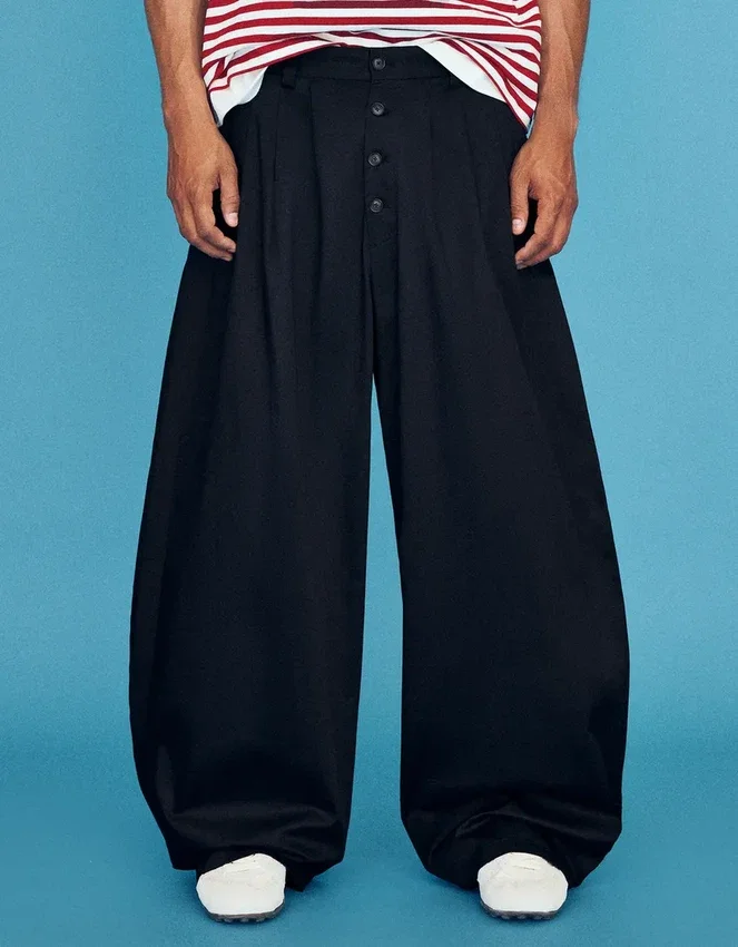 Tailored Fit Barrel-Hose – Bershka Lovers Tailored Fit Barrel-Hose – Bershka Lovers