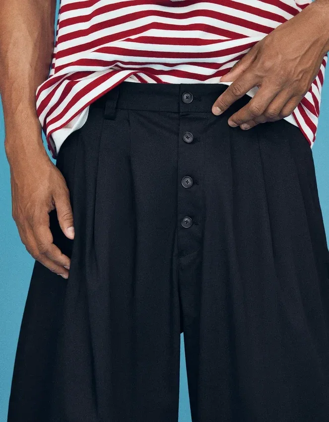 Tailored Fit Barrel-Hose – Bershka Lovers Tailored Fit Barrel-Hose – Bershka Lovers