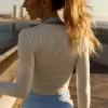 Technische Ballerina-Strickjacke Technische Ballerina-Strickjacke