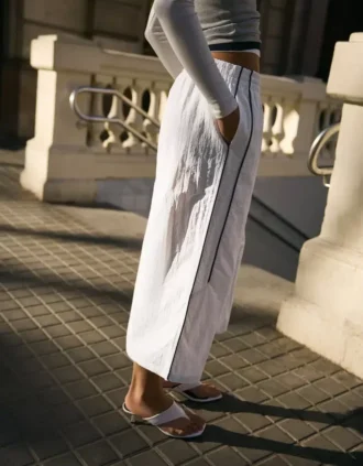 Technische Caprihose mit Stoppern – Hose