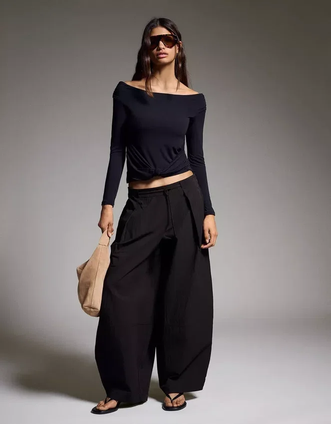 Technische Plisseehose als Hose Technische Plisseehose als Hose