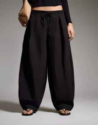Technische Plisseehose als Hose
