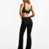 Technische Schlaghose mit Umschlag an der Taille – Hosen – Damen Technische Schlaghose mit Umschlag an der Taille – Hosen – Damen
