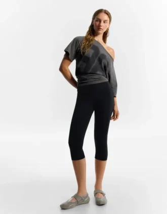 Technische Strick-Capri-Hose Technische Strick-Capri-Hose