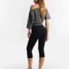 Technische Strick-Capri-Hose