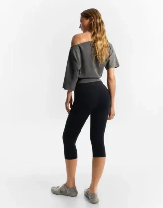 Technische Strick-Capri-Hose Technische Strick-Capri-Hose