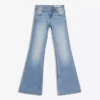 Tief sitzende, bestickte Schlagjeans – Hose Tief sitzende, bestickte Schlagjeans – Hose