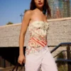 Tüll-Bandeau-Top