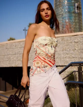 Tüll-Bandeau-Top Tüll-Bandeau-Top