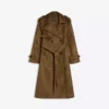 Trenchcoat aus Kunstwildleder Trenchcoat aus Kunstwildleder