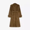 Trenchcoat aus Kunstwildleder Trenchcoat aus Kunstwildleder