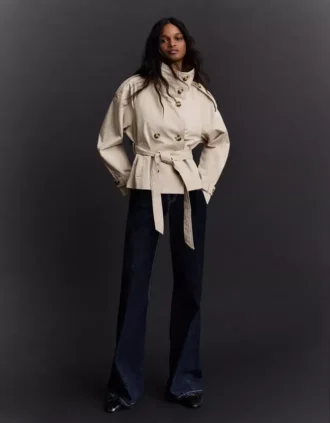 Trenchcoat mit Trichterkragen – Jacken und Trenchcoats