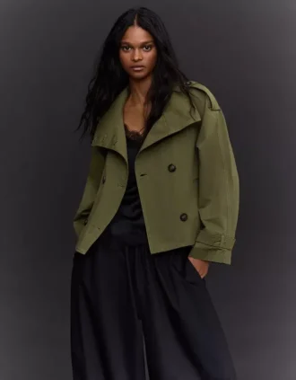 Trenchcoat mit Trichterkragen – Jacken und Trenchcoats