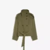 Trenchjacke mit Trichterkragen Trenchjacke mit Trichterkragen