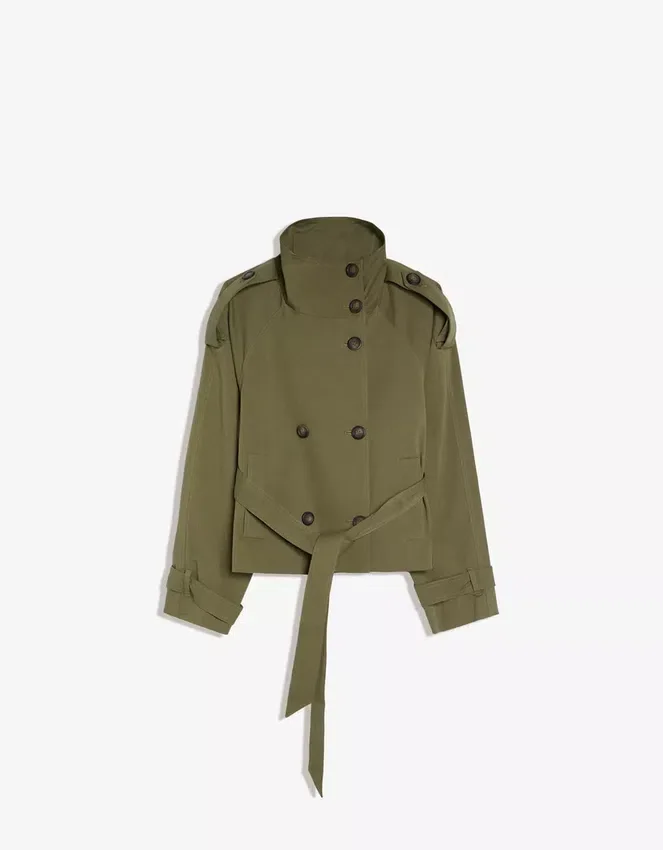 Trenchjacke mit Trichterkragen Trenchjacke mit Trichterkragen