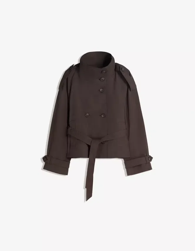 Trenchcoat mit Trichterkragen – Jacken und Trenchcoats – Damen Trenchcoat mit Trichterkragen – Jacken und Trenchcoats – Damen