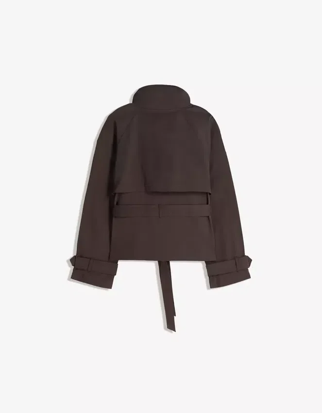 Trenchcoat mit Trichterkragen – Jacken und Trenchcoats – Damen Trenchcoat mit Trichterkragen – Jacken und Trenchcoats – Damen