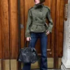 Trenchjacke mit Trichterkragen Trenchjacke mit Trichterkragen