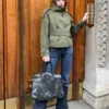 Trenchjacke mit Trichterkragen Trenchjacke mit Trichterkragen