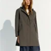 Wasserabweisender, winddichter Trenchcoat mit Kapuze – Jacken und Trenchcoats