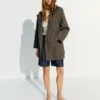 Wasserabweisender, winddichter Trenchcoat mit Kapuze – Jacken und Trenchcoats