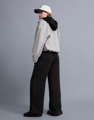 Weiche Hose mit Wide Leg – Hosen – Damen