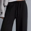 Weiche Hose mit Wide Leg – Hosen – Damen