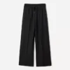 Weiche Hose mit Wide Leg – Hosen – Damen