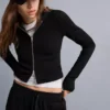 Weicher Kapuzenpullover mit Reißverschluss aus Modal-Mischung – Sweatshirts und Hoodies