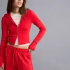 Weicher Kapuzenpullover mit Reißverschluss aus Modal-Mischung – Sweatshirts und Hoodies