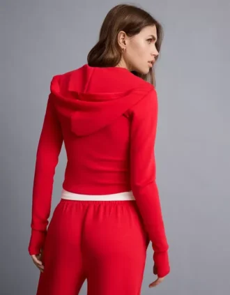Weicher Kapuzenpullover mit Reißverschluss aus Modal-Mischung – Sweatshirts und Hoodies