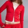 Weicher Kapuzenpullover mit Reißverschluss aus Modal-Mischung – Sweatshirts und Hoodies