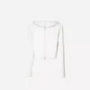 Weicher Kapuzenpullover mit Reißverschluss aus Modal-Mischung – Sweatshirts und Hoodies