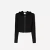 Weicher Hoodie mit Reißverschluss aus Modal-Mischung